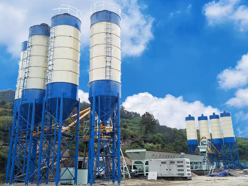 HZS75 Concrete Mixing Plant