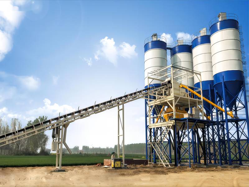 HZS180 Concrete Mixing Plant