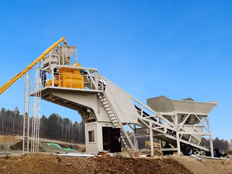 YHZS25F Mobile Concrete Plant